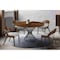 Armen Living Cirque and Polly 5 Piece Walnut Round Dining Set SETCQDIWA5C - alternate 5